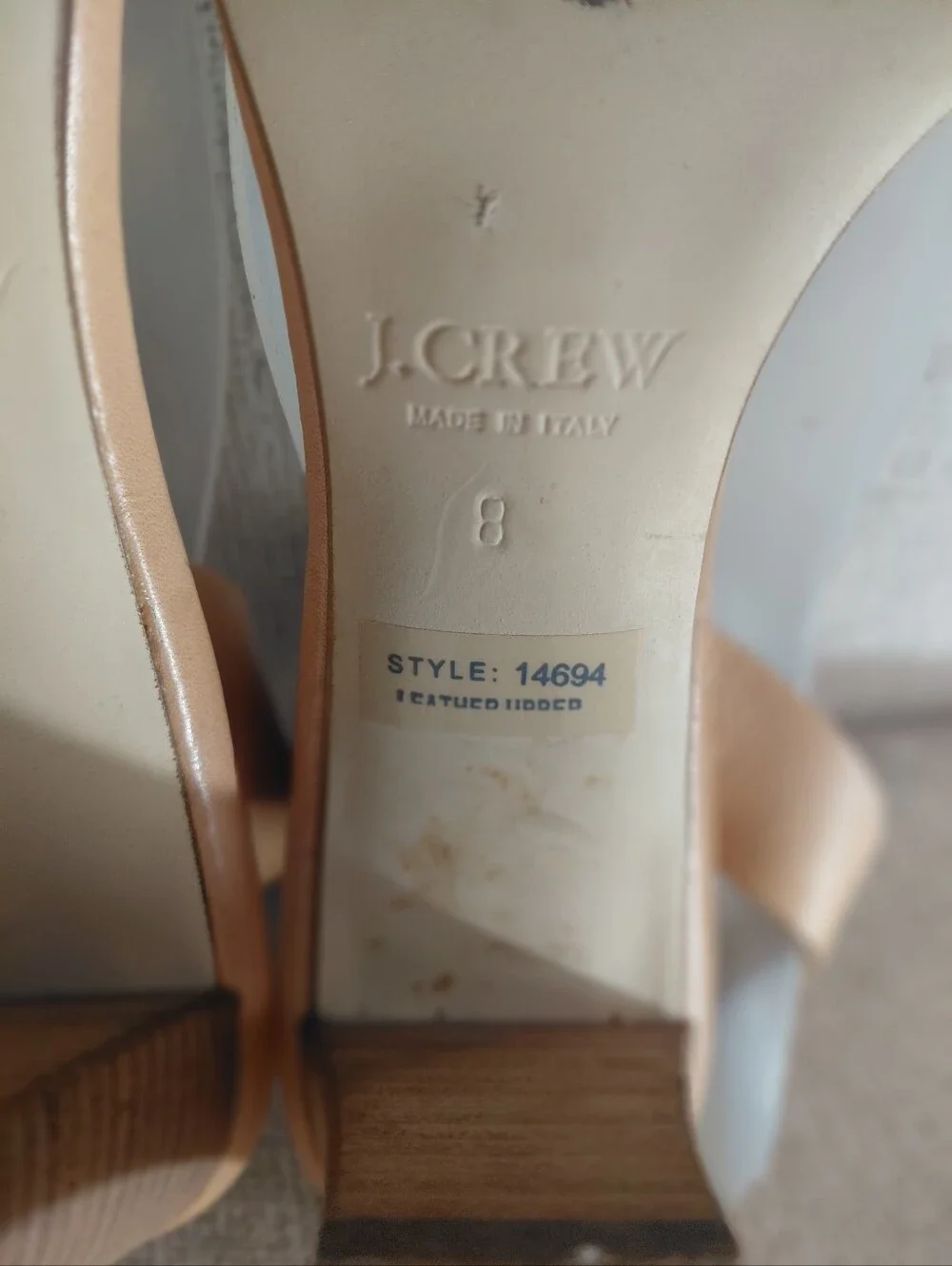 J. Crew chic tan